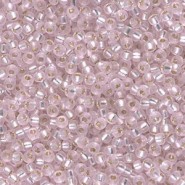 Miyuki seed beads 11/0 - Pink transparent silver lined 11-22